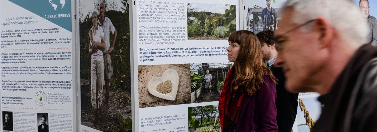 Grand Palais Paris Climate Heroes Exhibition For Cop21